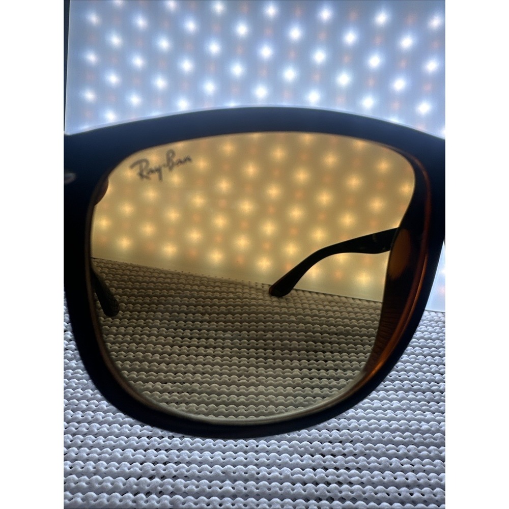 Ray-Ban Boyfriend Sunglasses Brown Frames Brown Lenses - Picture 6 of 6